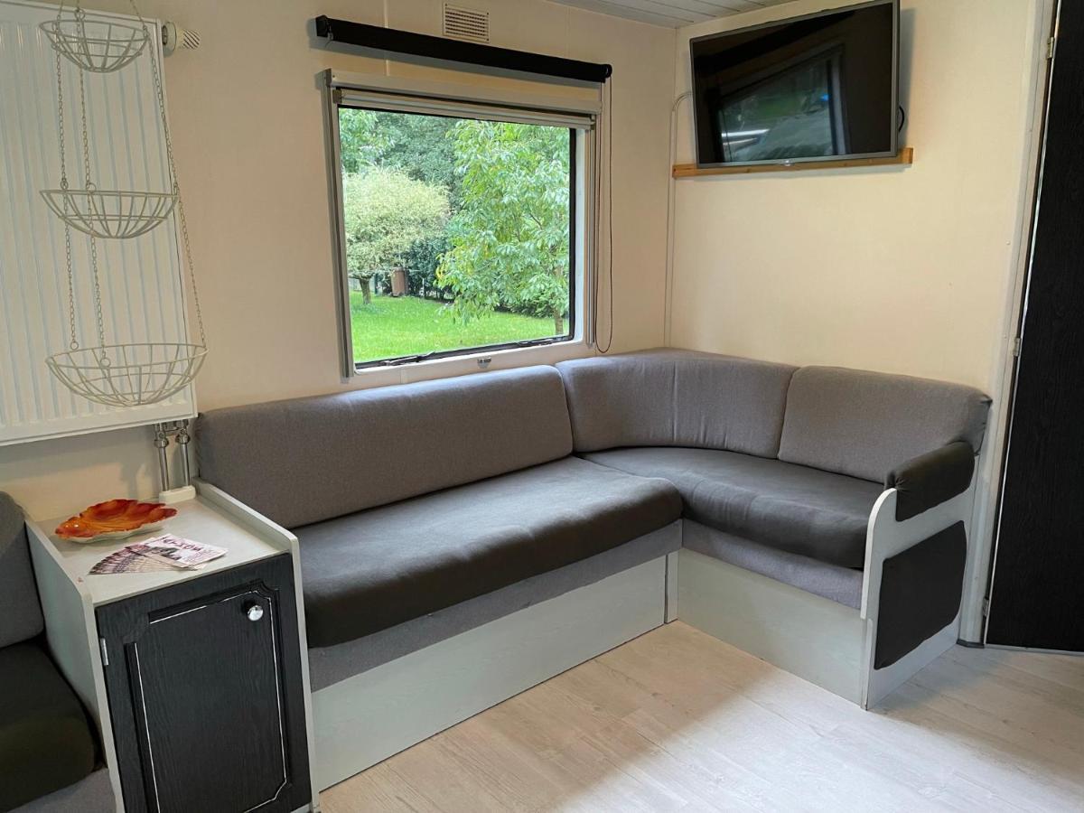 Mobilheim Am Wald Apartment Bernau bei Berlin Bagian luar foto