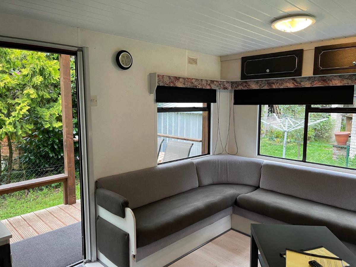 Mobilheim Am Wald Apartment Bernau bei Berlin Bagian luar foto