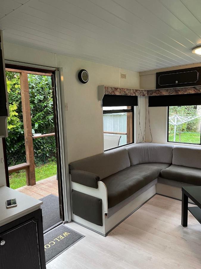 Mobilheim Am Wald Apartment Bernau bei Berlin Bagian luar foto