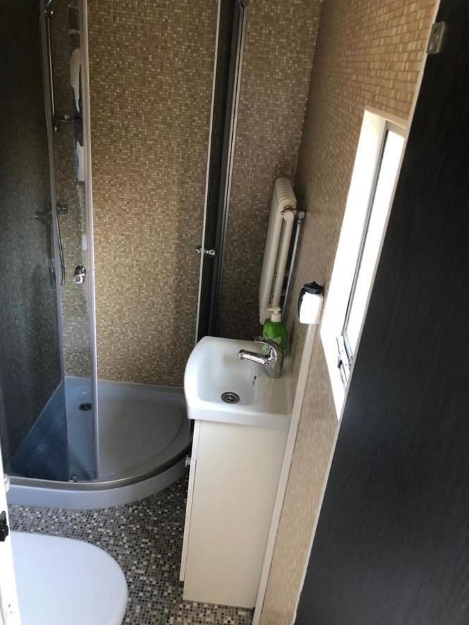 Mobilheim Am Wald Apartment Bernau bei Berlin Bagian luar foto